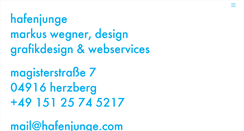 Desktop Screenshot of hafenjunge.com