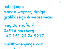 Tablet Screenshot of hafenjunge.com